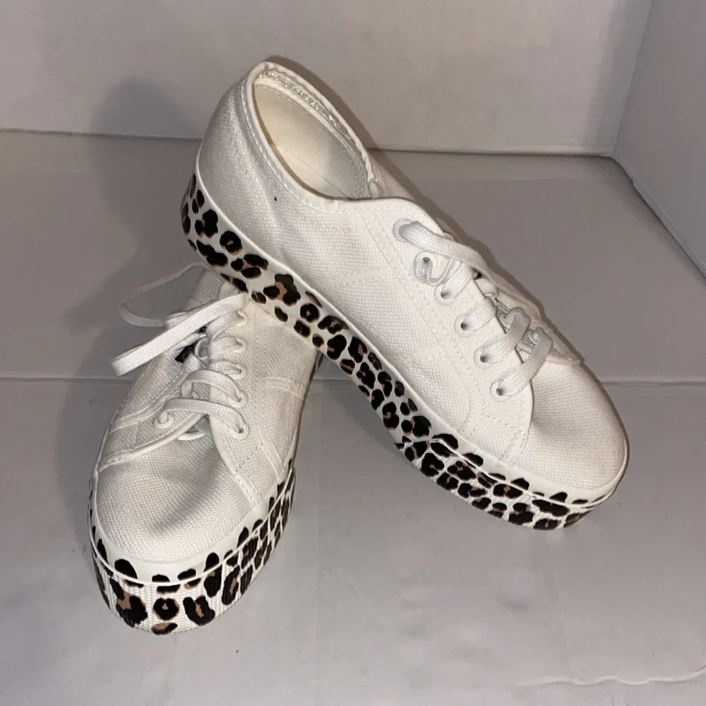 SUPERGA -2790, Foxing Print, Women’s Platform Sneakers, Size 7.5 - Picture 8 of 12